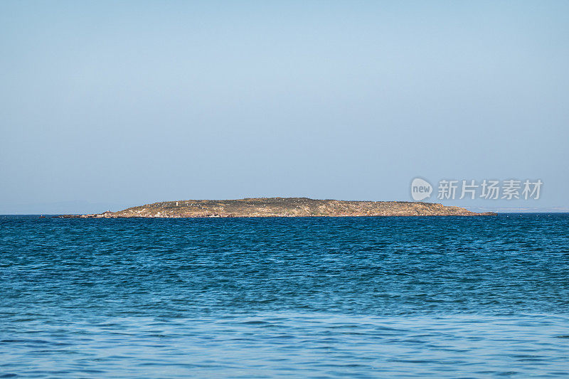 Sea ​​view with small island